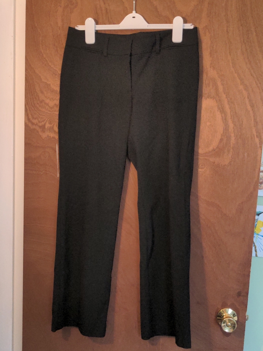 LOFT Black Boot Cut Dress Pants